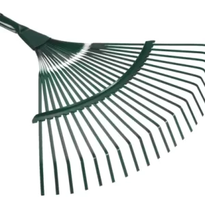 Rastrillo barre hojas metálico