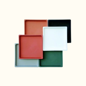 Plato maceta cubo